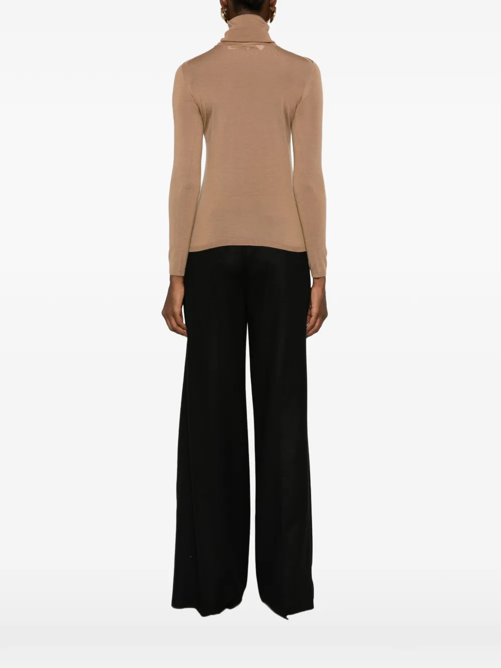 Max Mara Coltrui met lange mouwen Beige