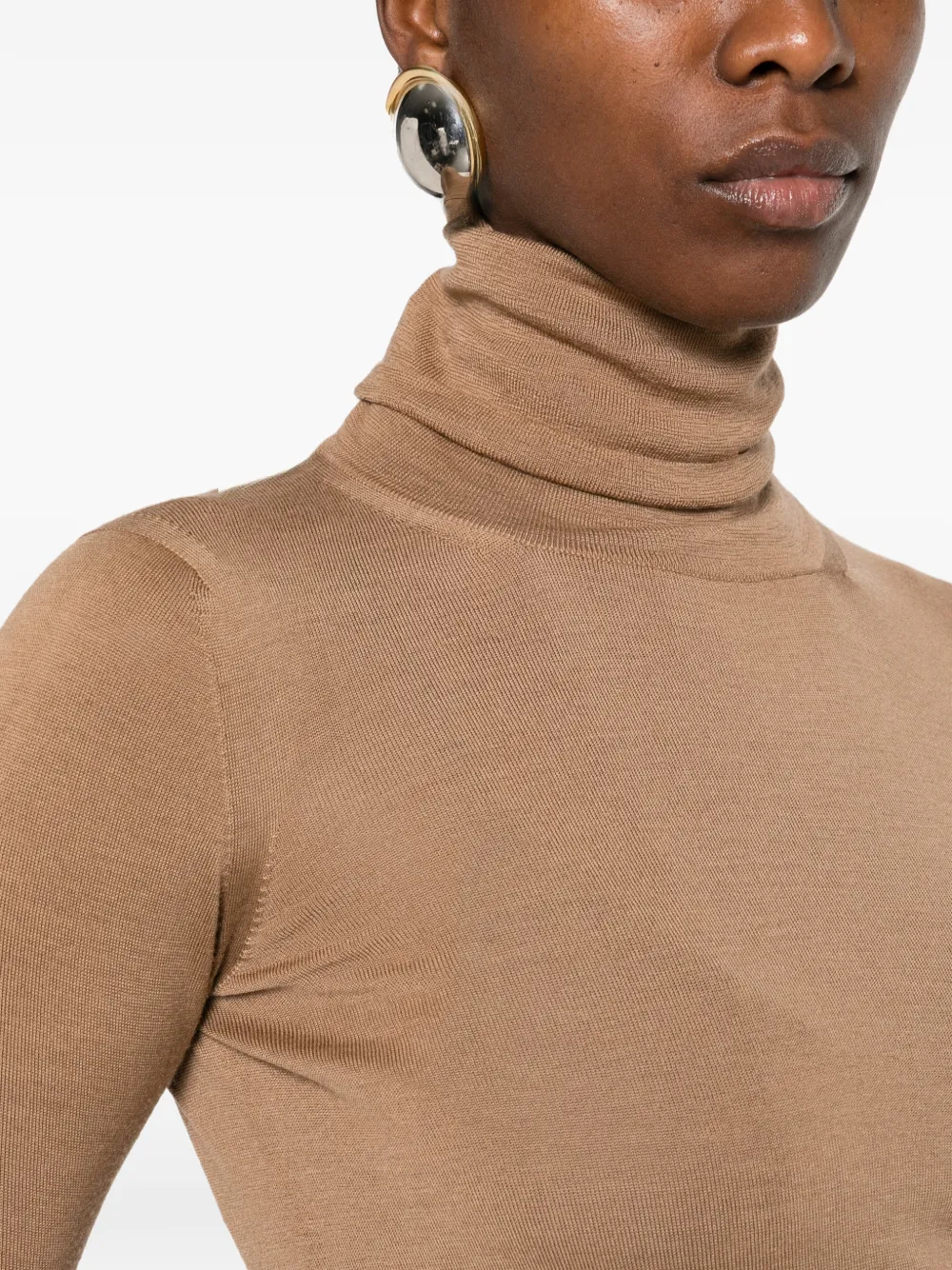 Max Mara Coltrui met lange mouwen Beige