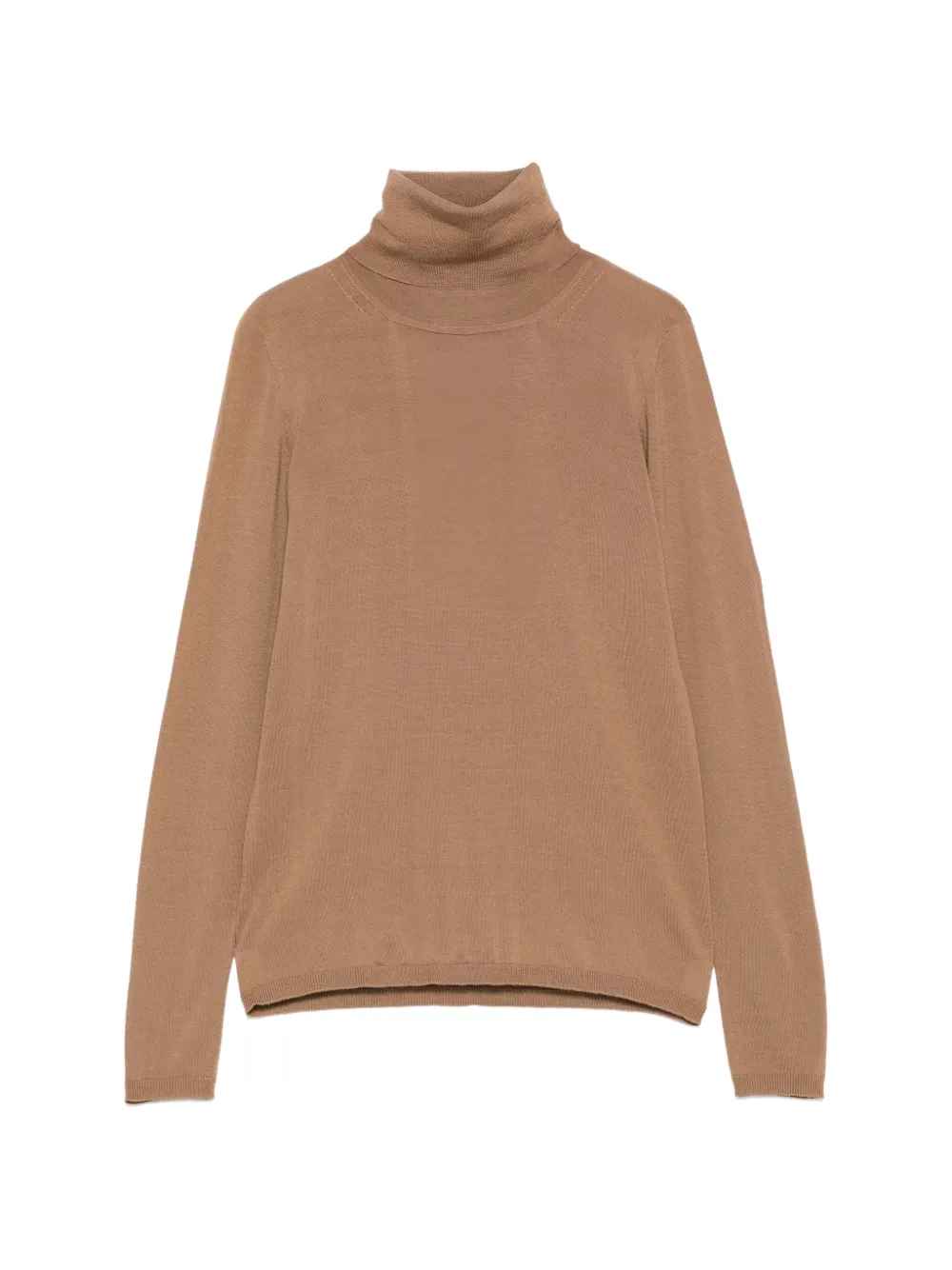Max Mara roll-neck long-sleeve sweater - Marrone