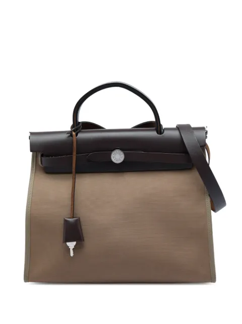 Hermès Pre-Owned 2015 Toile Herbag Zip 31 satchel