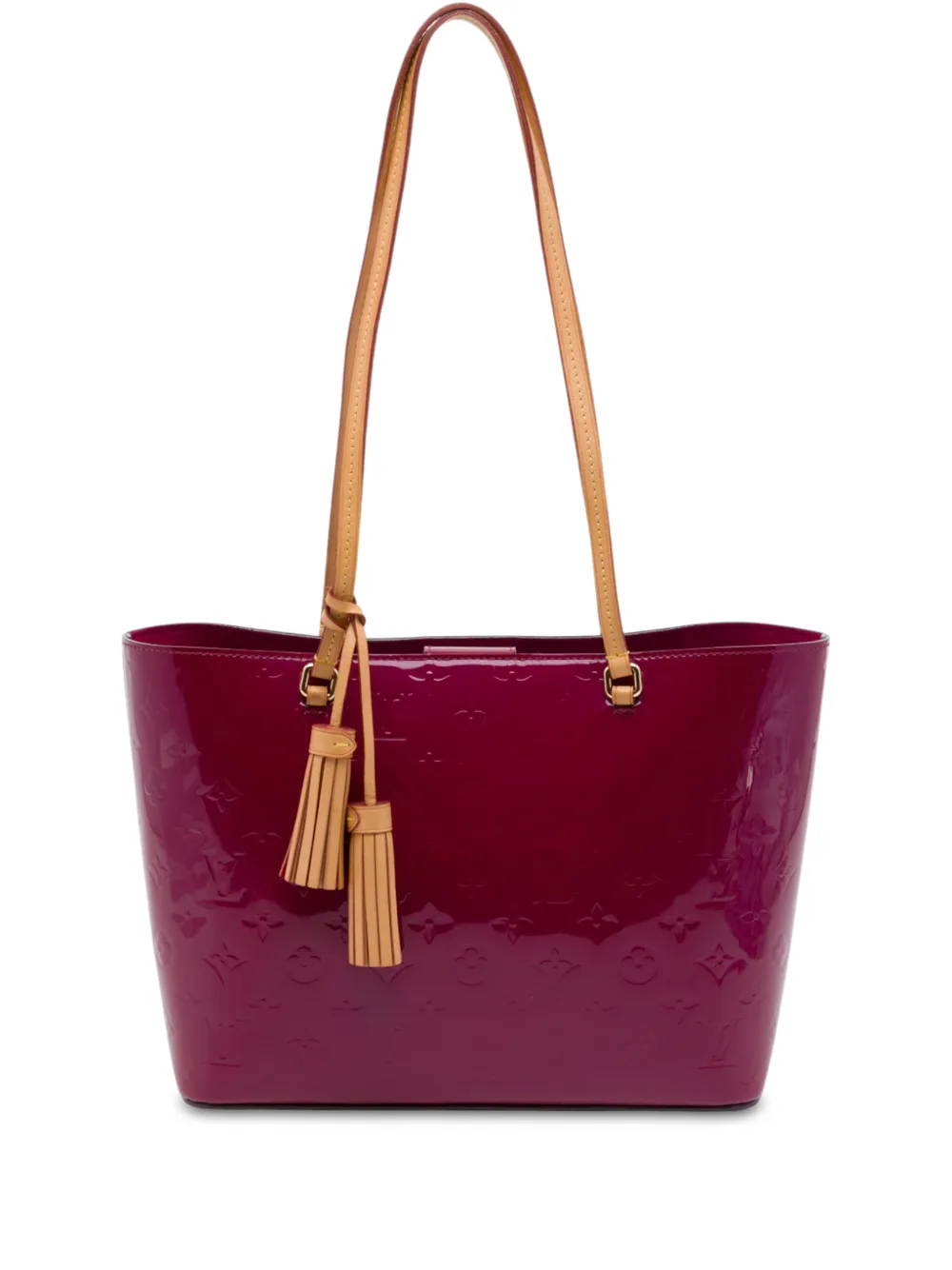 Louis Vuitton Pre-Owned 2000-2026 sac porté épaule verni monogrammé Long Beach PM - Violet