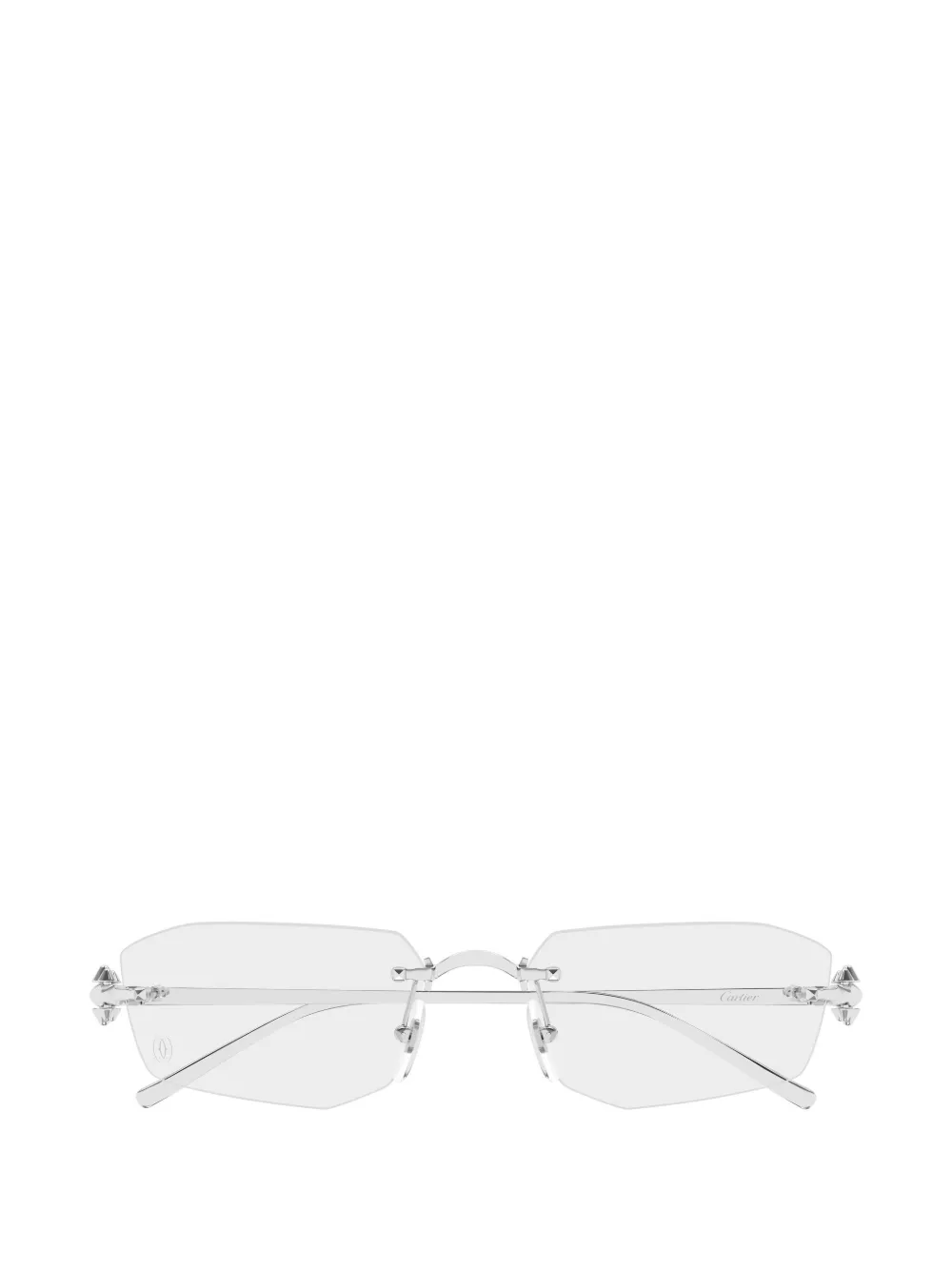 Cartier Eyewear Clash de Cartier rimless geometric-frame glasses