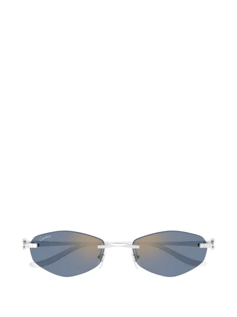 Cartier Eyewear geometric-frame sunglasses