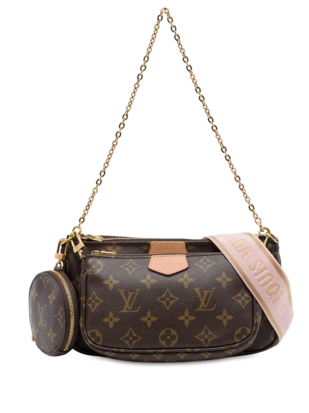Louis Vuitton Pre-Owned 2020 Monogram Multi Pochette Accessoires satchel - Marrone