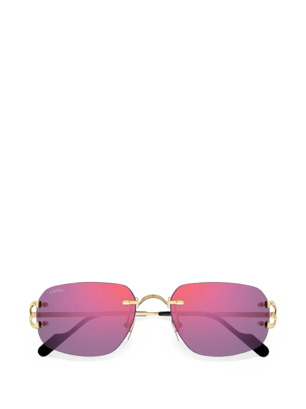 Cartier Eyewear C de Cartier rimless sunglasses