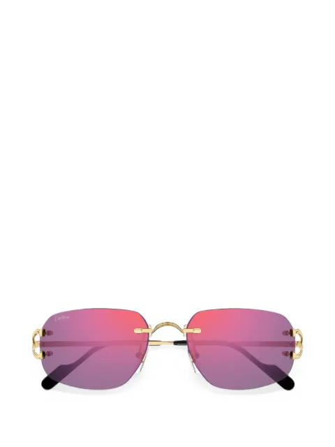 Cartier Eyewear C de Cartier rimless sunglasses