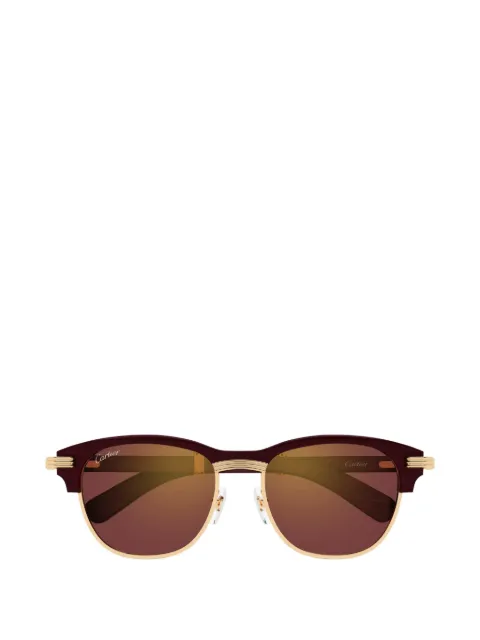 Cartier Eyewear logo-detail sunglasses