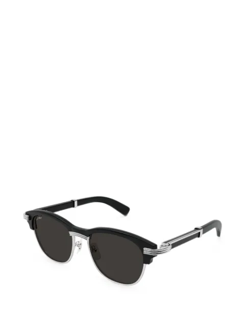 Cartier Eyewear 로고 디테일 선글라스