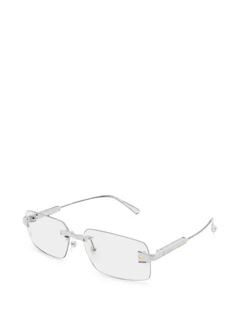 Cartier Eyewear Santos de Cartier rectangle-frame glasses