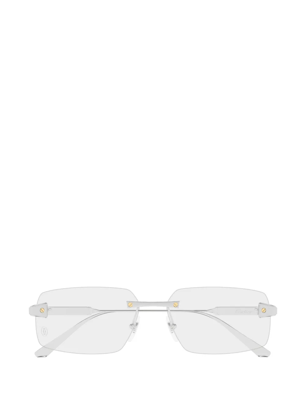Cartier Eyewear Santos de Cartier rectangle-frame glasses