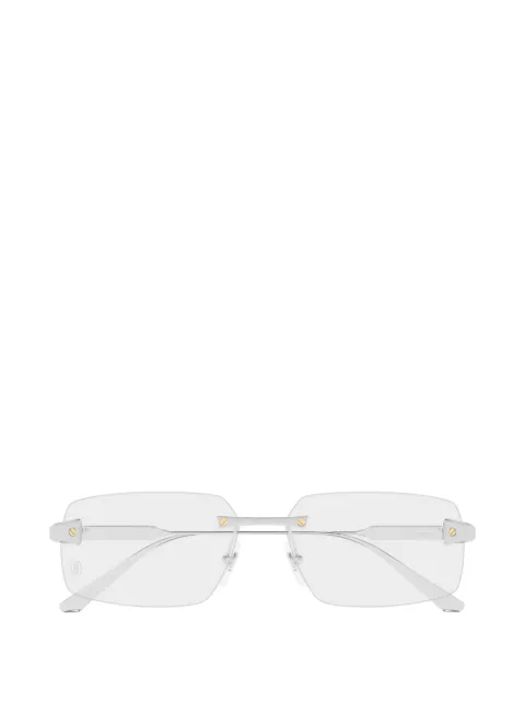 Cartier Eyewear Santos de Cartier rectangle-frame glasses
