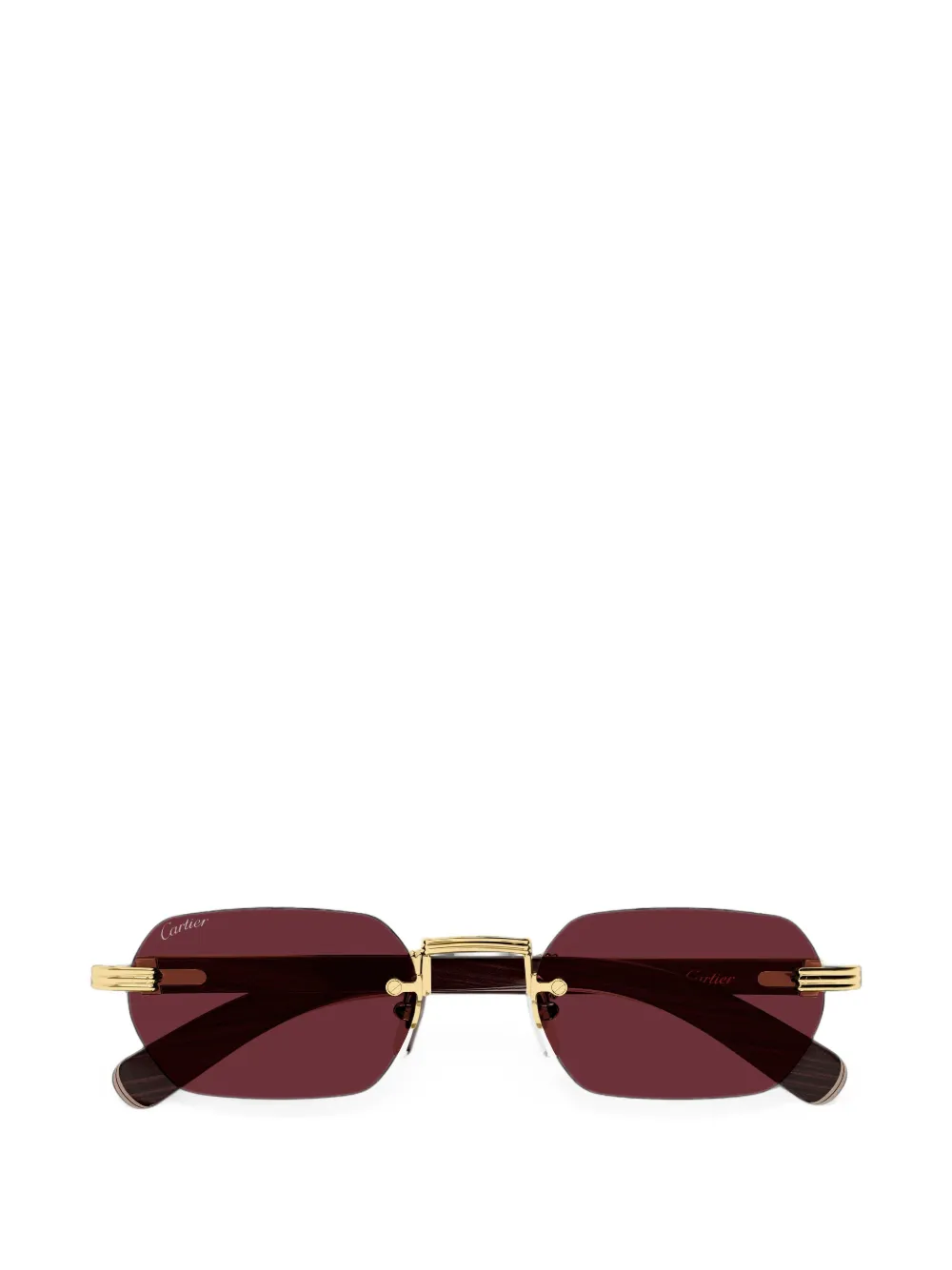 Cartier Eyewear rimless geometric-frame sunglasses