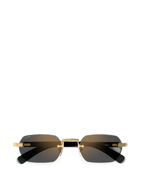 Cartier Eyewear geometric-frame sunglasses