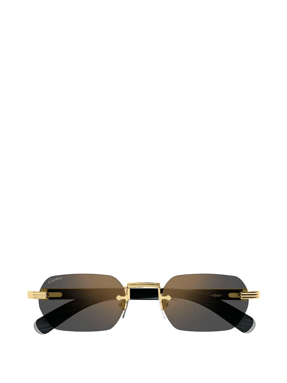 Cartier Eyewear geometric-frame sunglasses