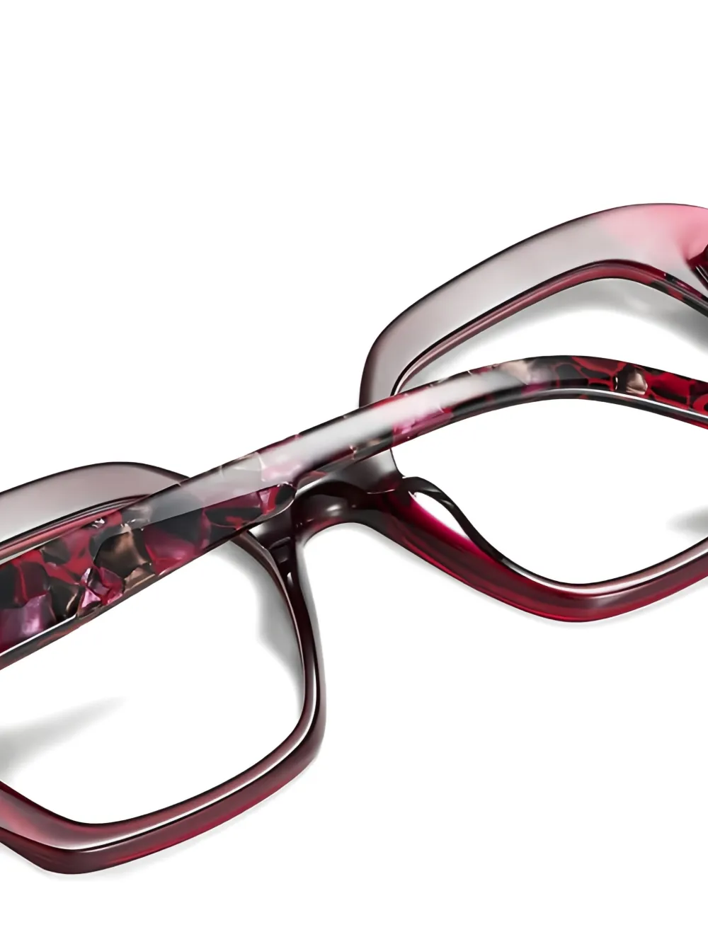 Etnia Barcelona Chroma bril met geometrisch montuur Rood
