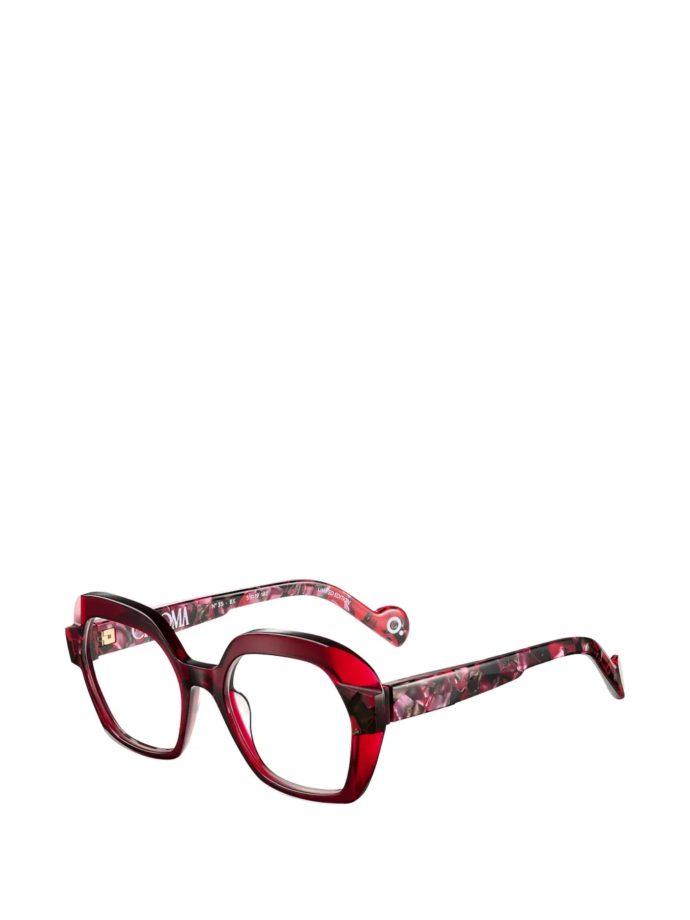 Etnia Barcelona Chroma bril met geometrisch montuur Rood