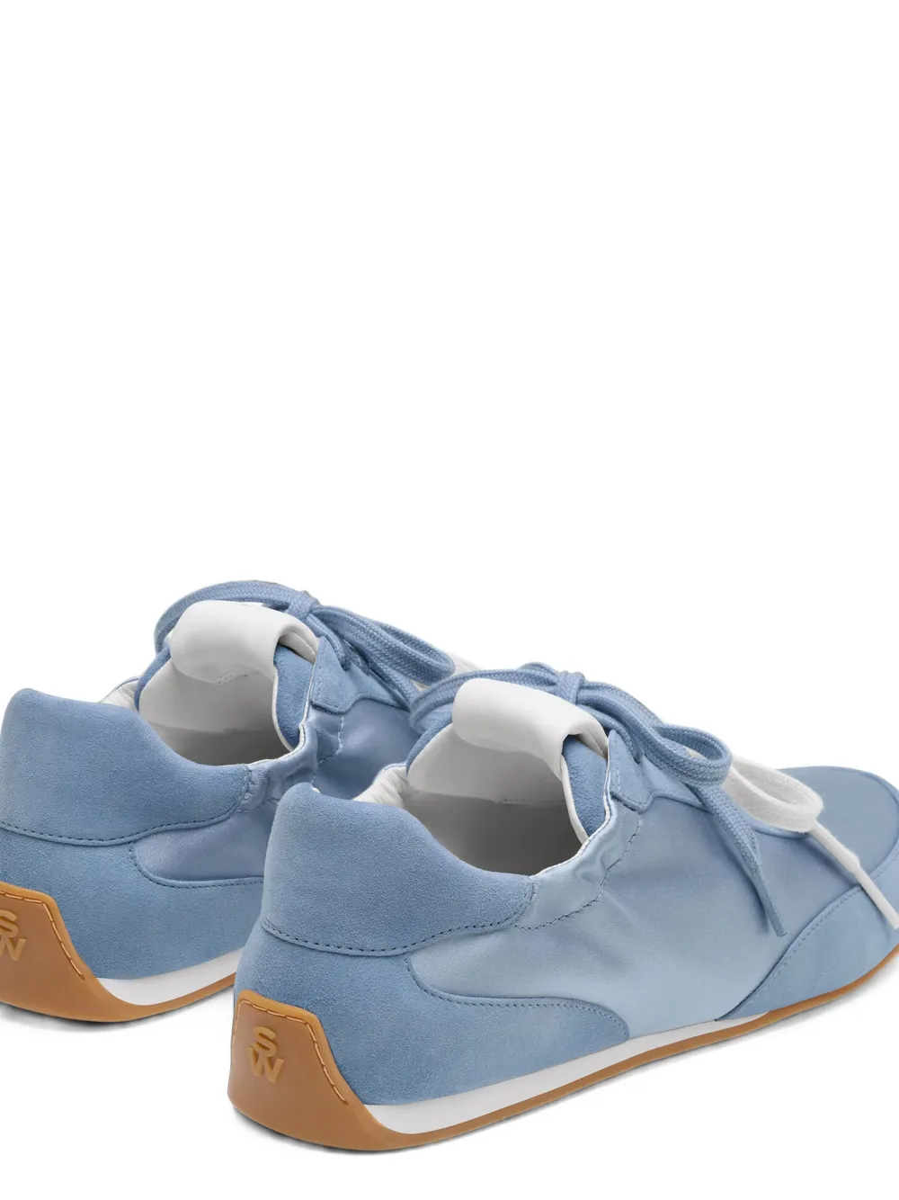 Stuart Weitzman Bond Ruche sneakers Blauw