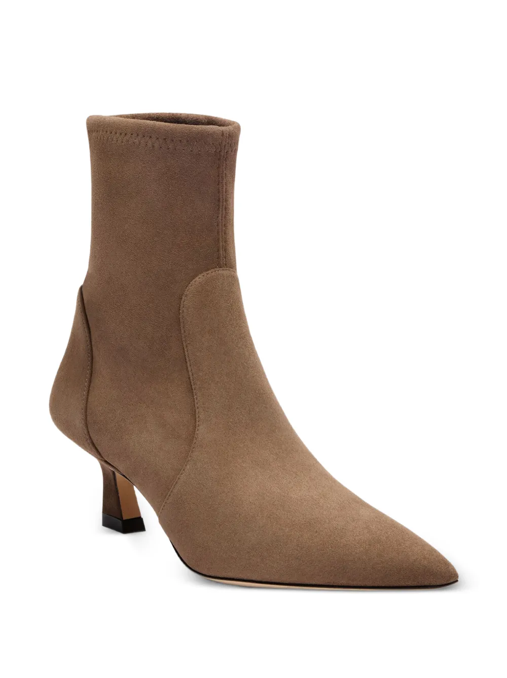 Stuart Weitzman Vinnie sculptural-heel ankle boots Bruin