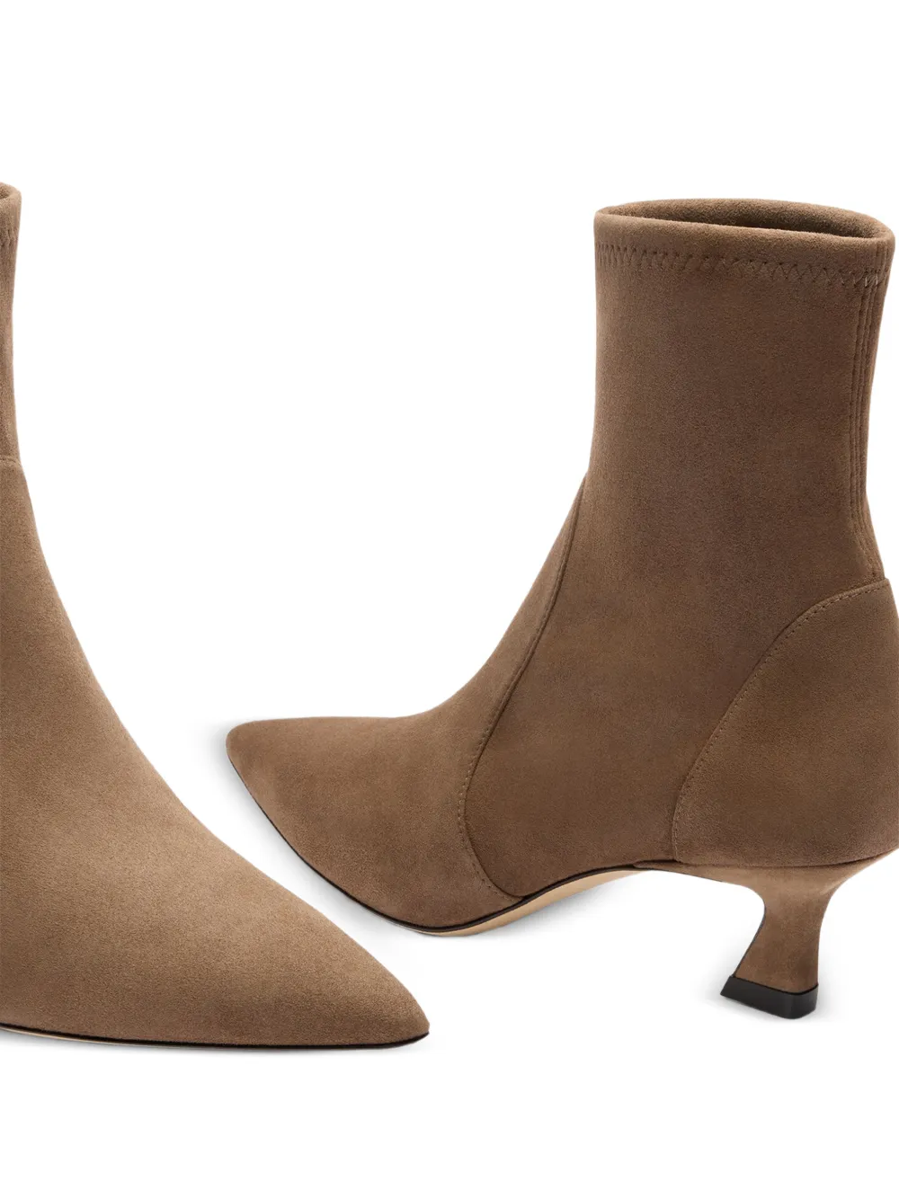 Stuart Weitzman Vinnie sculptural-heel ankle boots Bruin