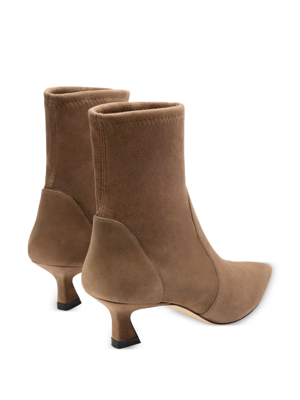 Stuart Weitzman Vinnie sculptural-heel ankle boots Bruin