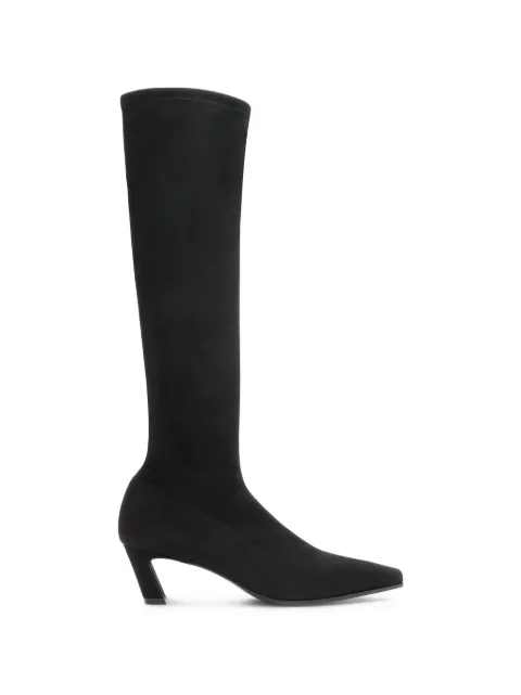 Stuart Weitzman botas Stassi de gamuza elástica