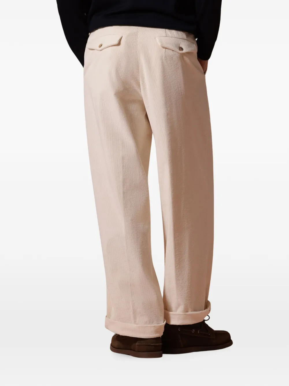 Ballantyne corduroy wide-leg trousers Beige
