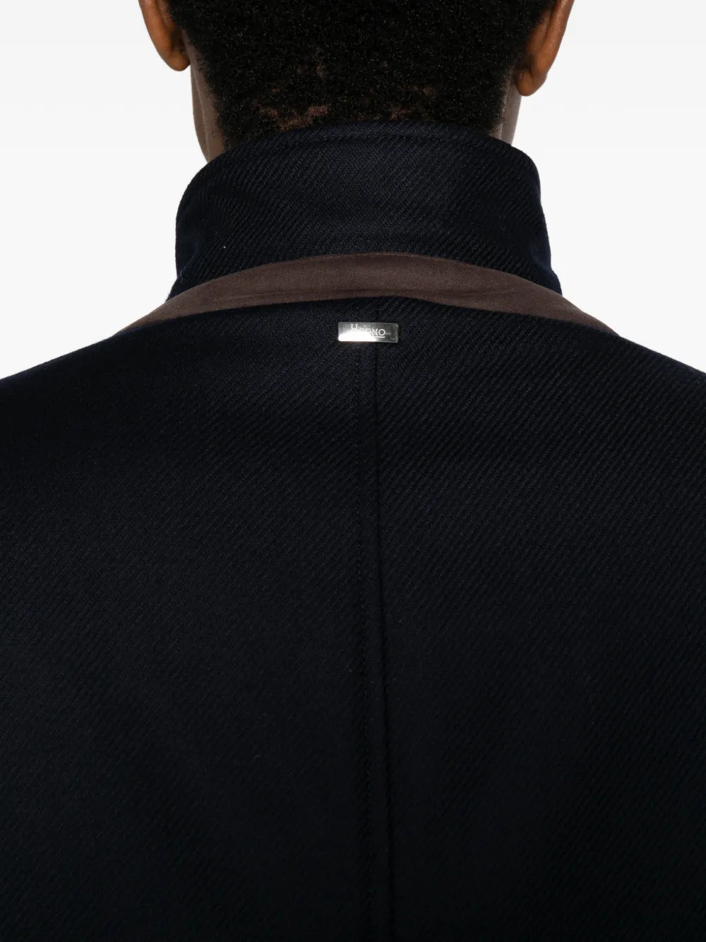 Herno Jack met hoge hals Blauw