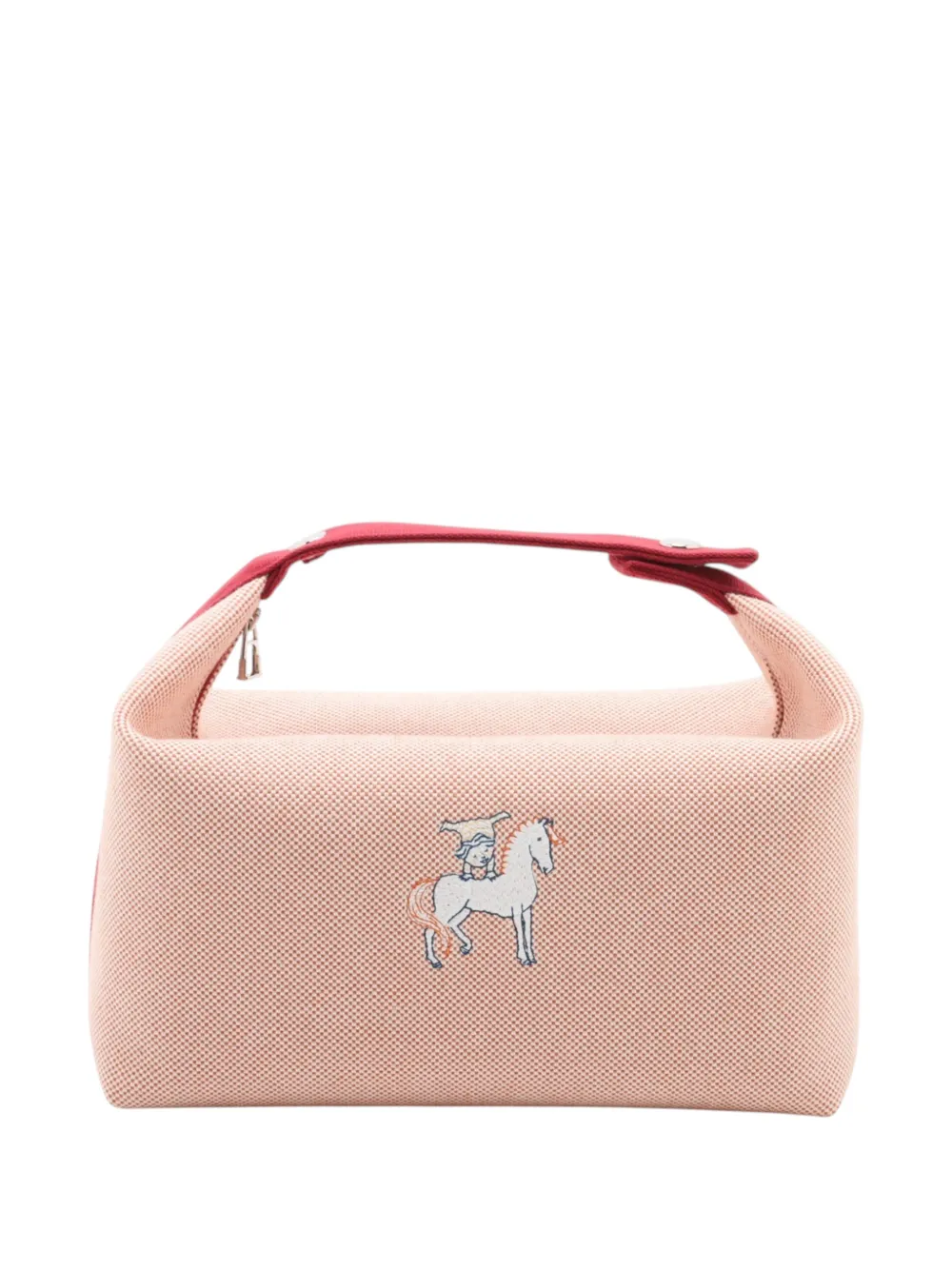 Hermès Pre-Owned 2010-2026 Große Toile Bride A Brac Kosmetiktasche - Orange
