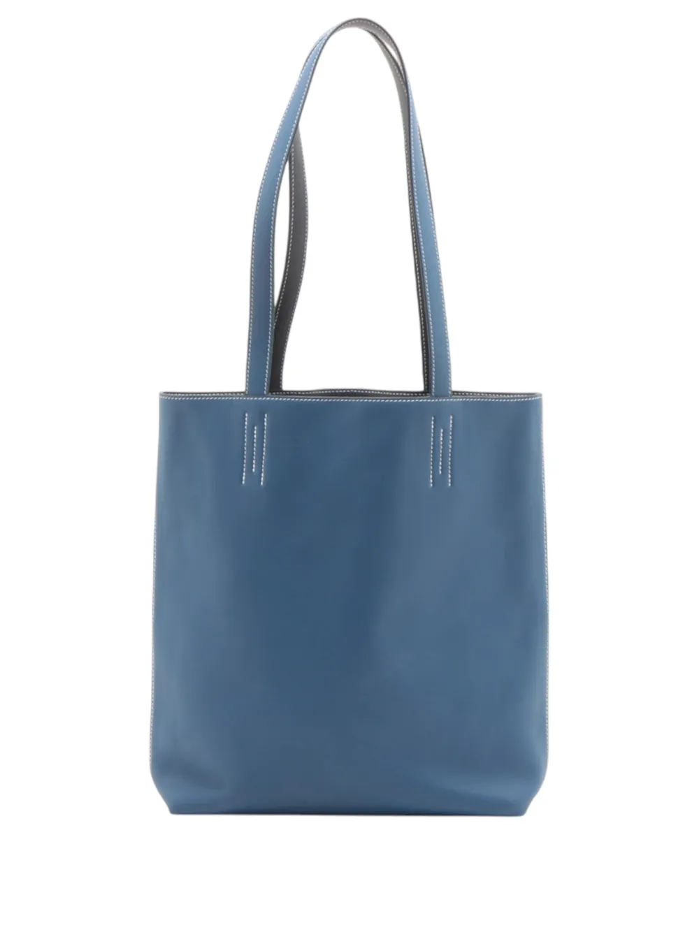 Hermès Pre-Owned 2025 Swift Double Sens Tote Bag 28cm - Blau