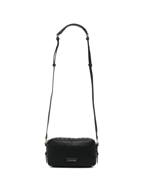 CAFèNOIR sac porté épaule à détails de clous et patch logo