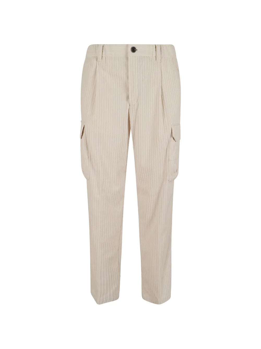 Herno corduroy-effect cargo pants