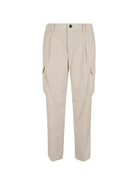 Herno corduroy-effect cargo pants