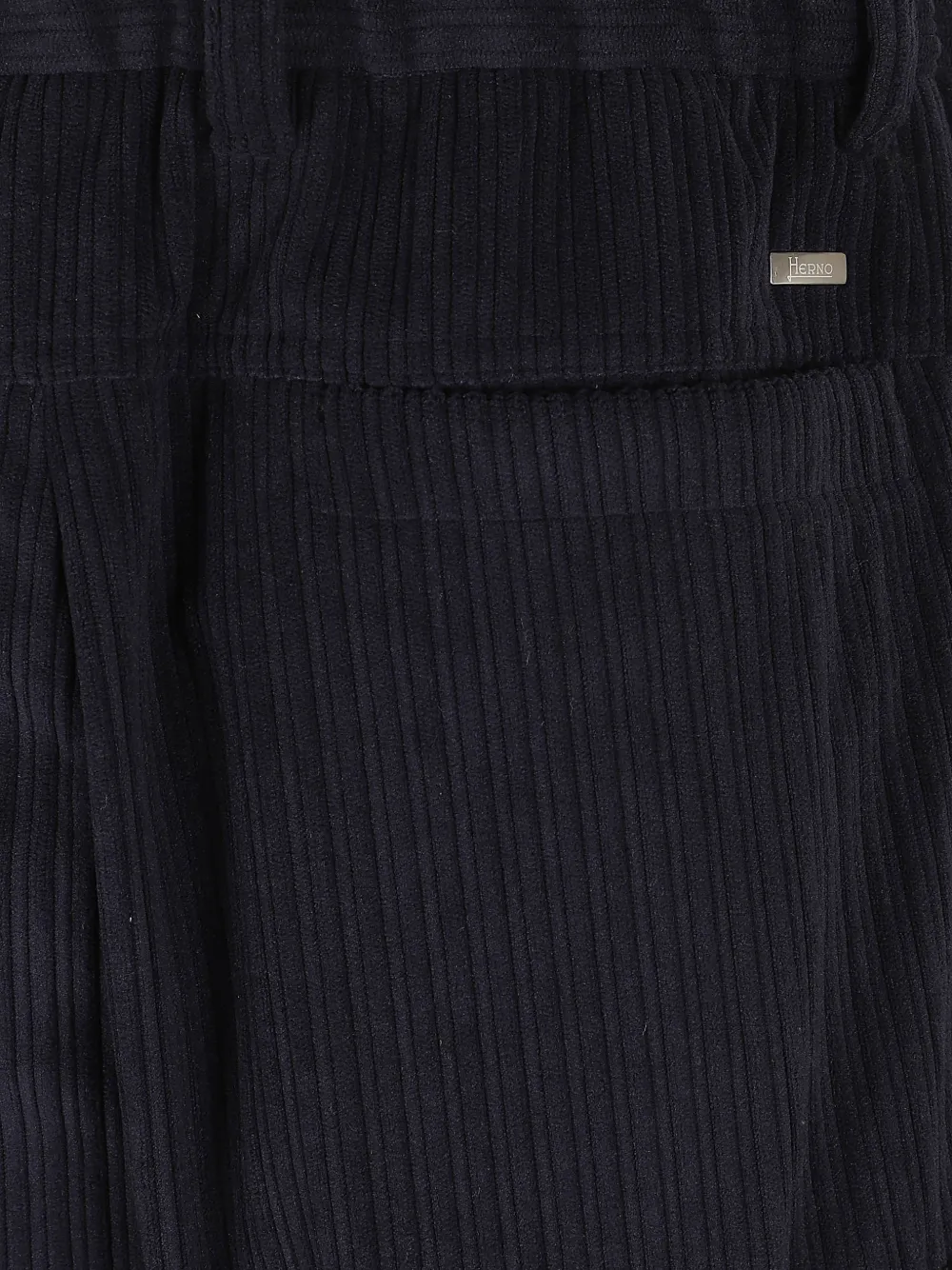 Herno corduroy cargo pants Blauw