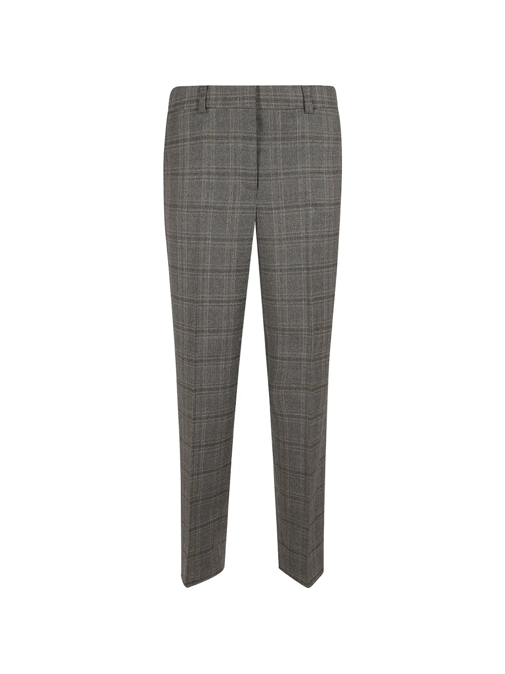 Peserico Geruite pantalon Grijs