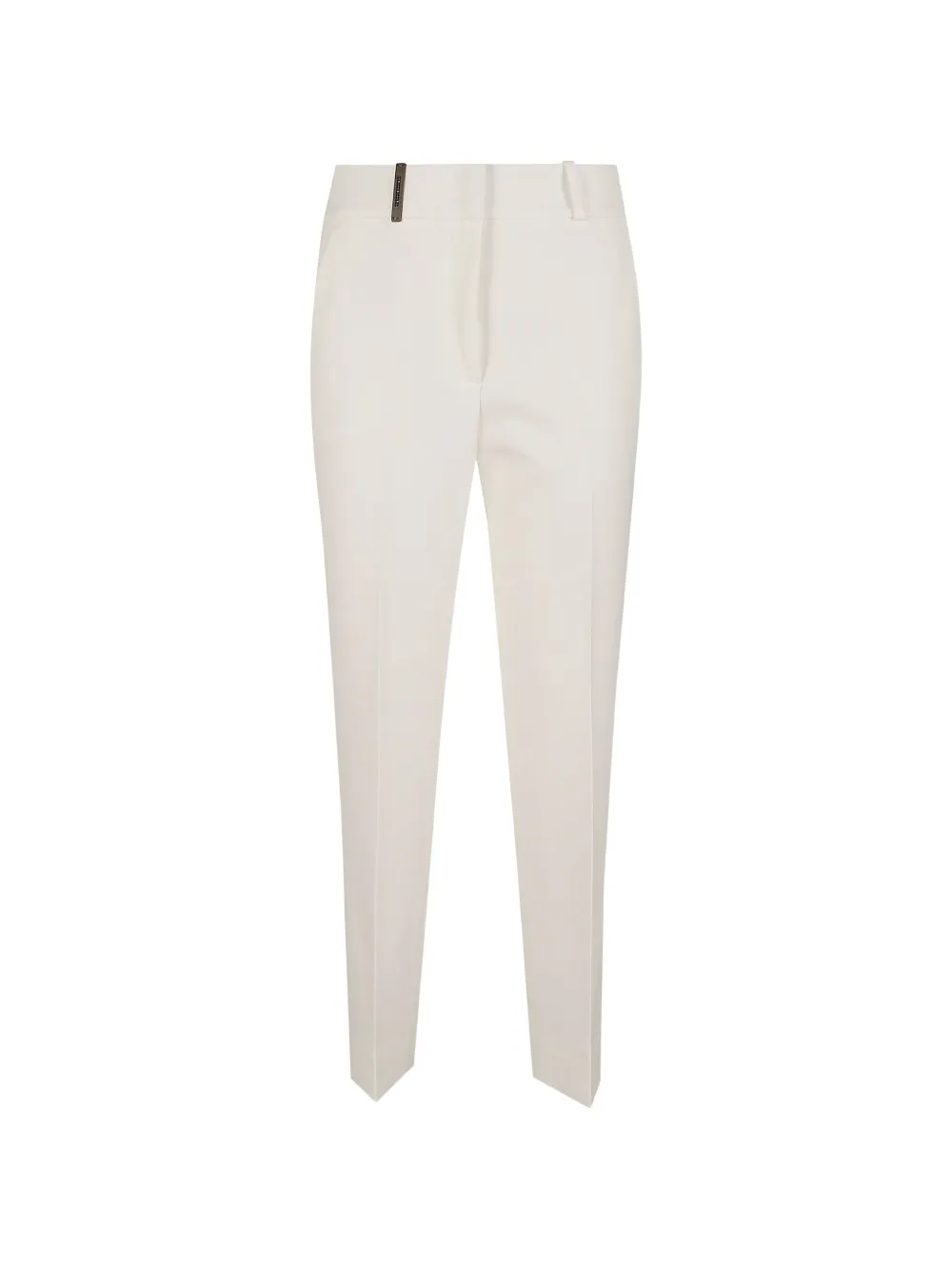Peserico logo-plaque tailored trousers
