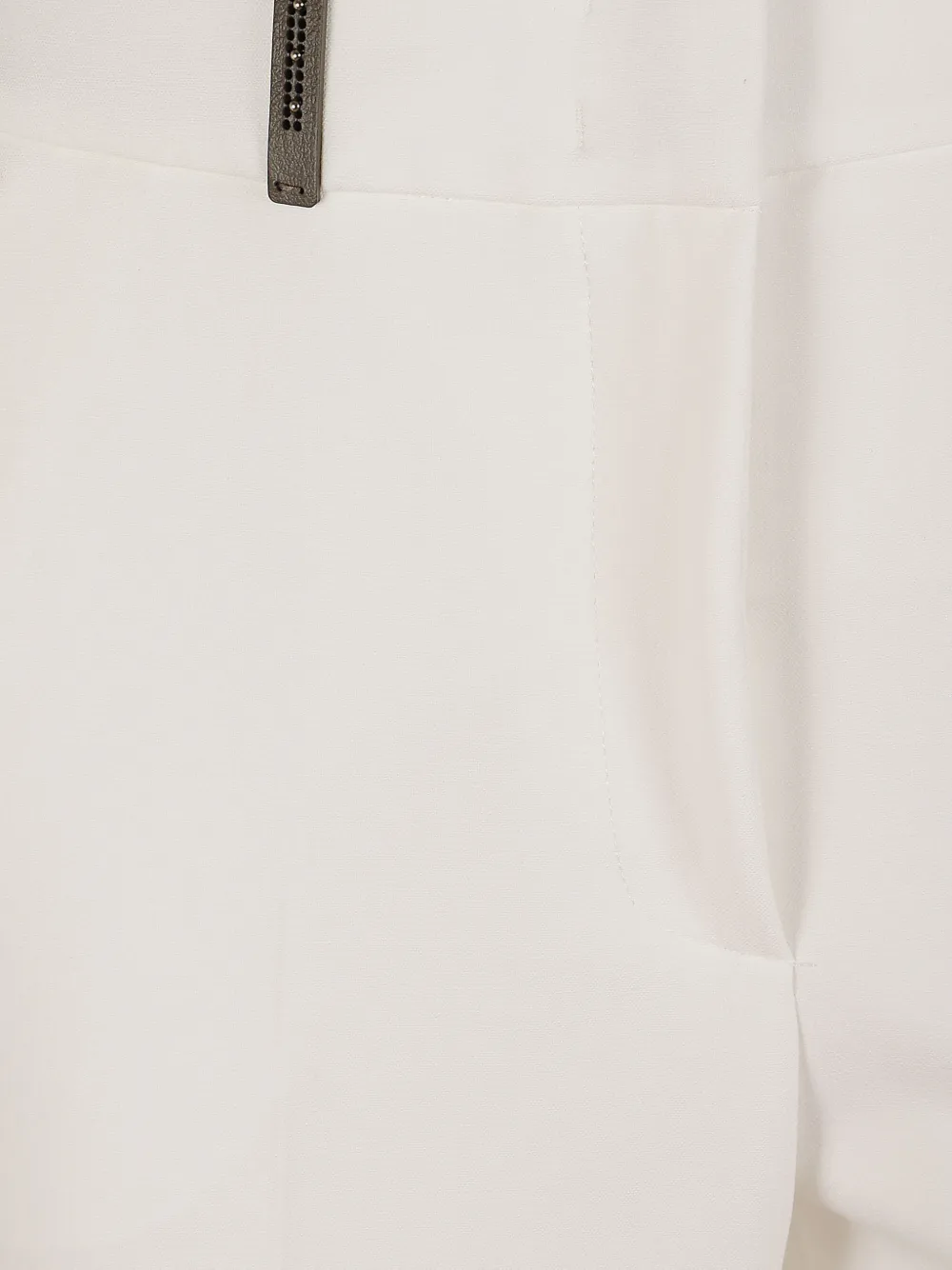 Peserico Pantalon met logoplakkaat Wit
