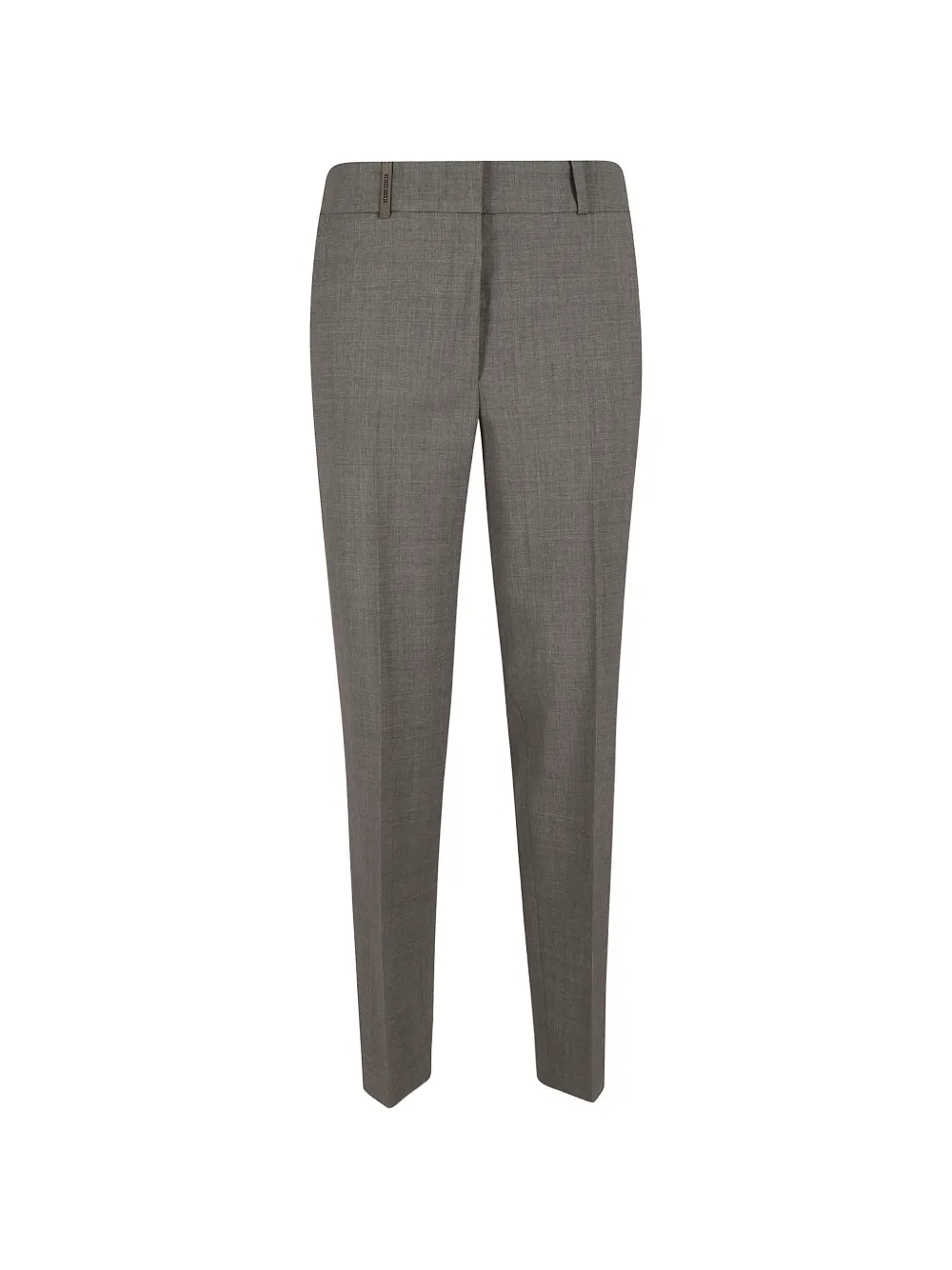 Peserico pressed-crease tailored trousers - Grigio