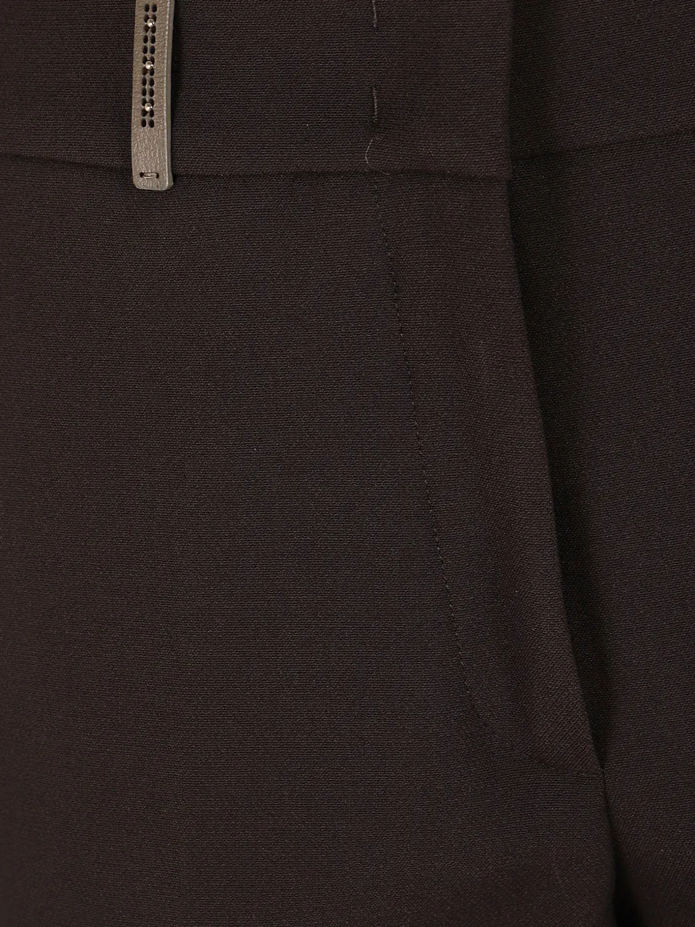 Peserico Pantalon verfraaid met kralen Bruin