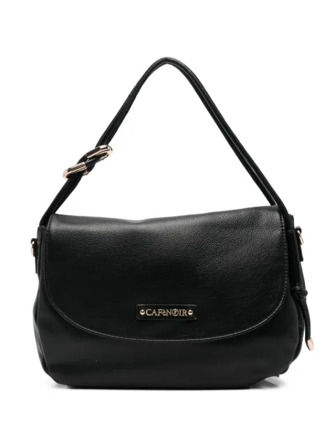 CAFèNOIR logo-plaque foldover shoulder bag