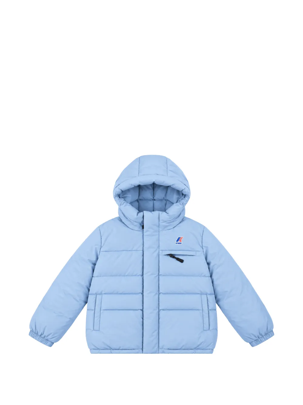 K Way Kids padded hooded jacket - Blu
