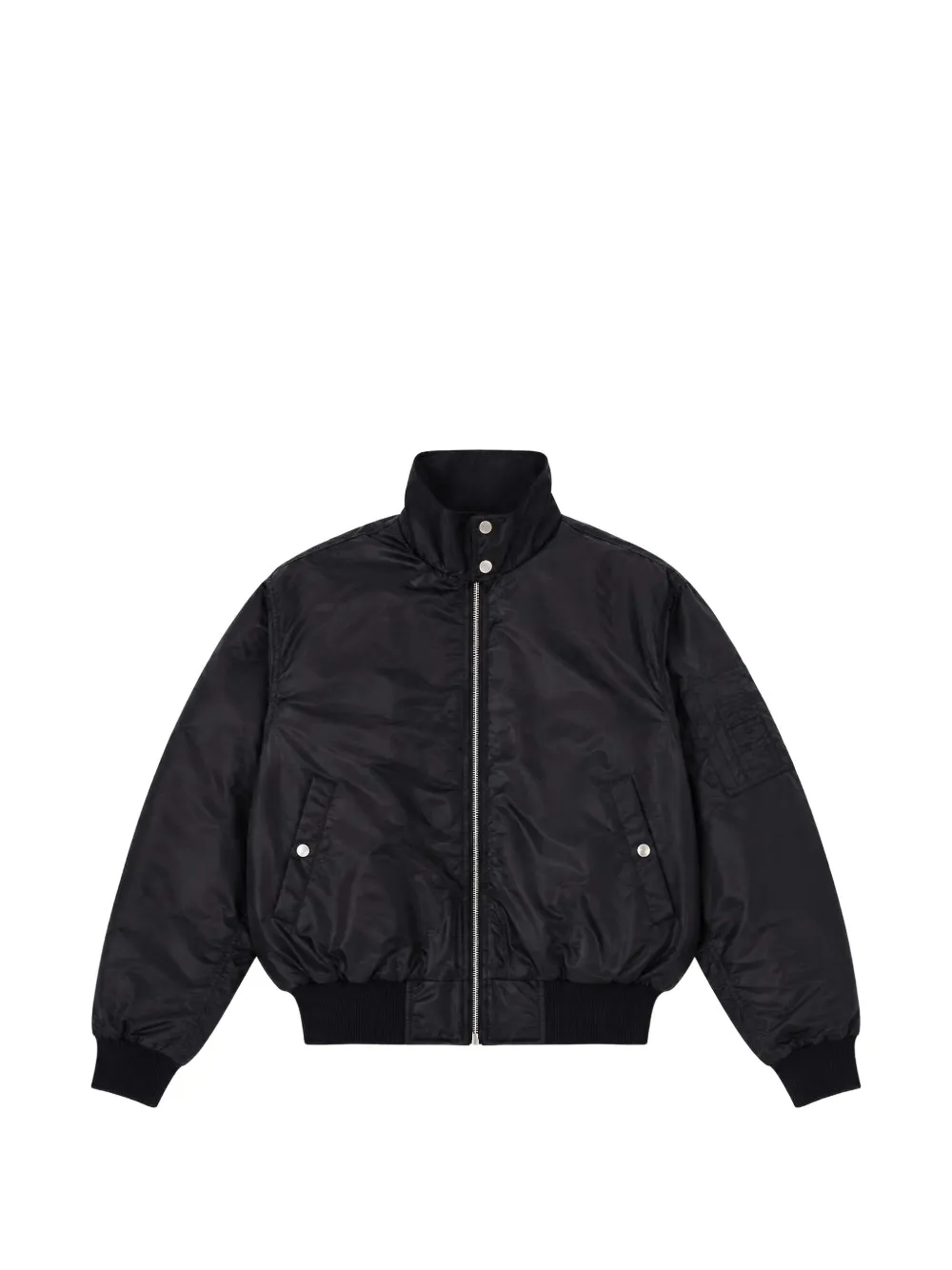 Carrer Oms Zip-up Bomber Jacket In Black