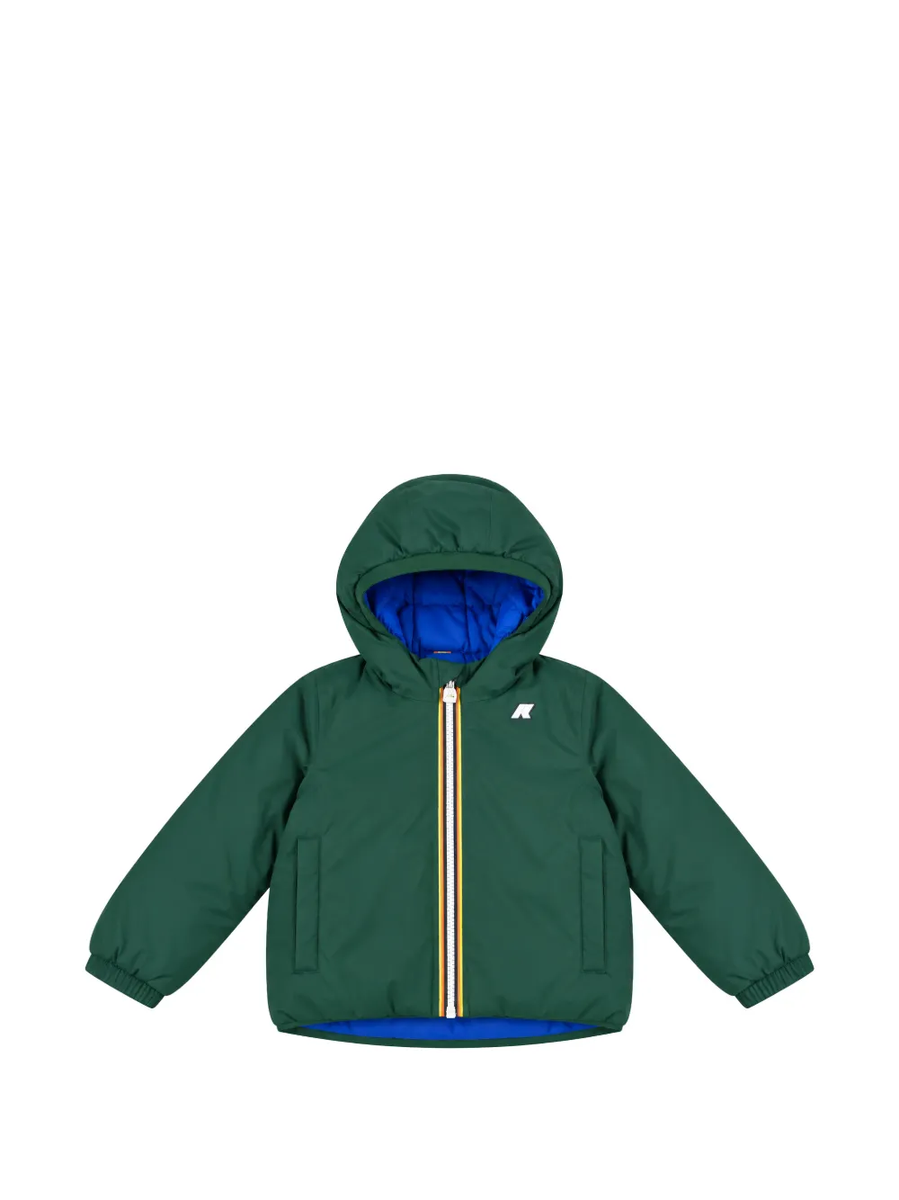 K Way Kids reversible hooded jacket - Verde