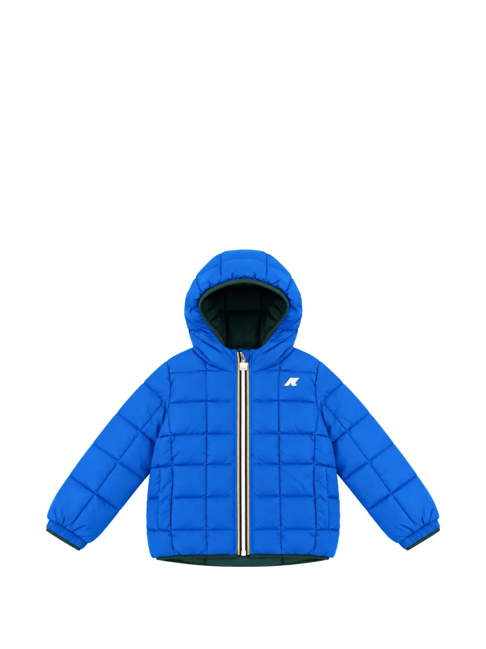 K Way Kids reversible hooded jacket Groen