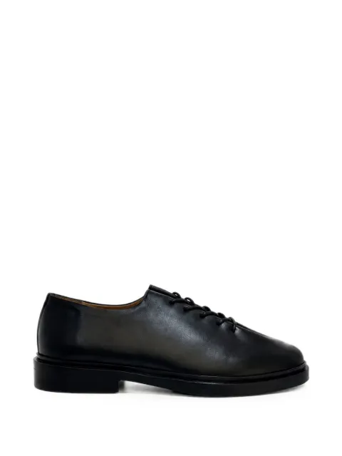 Jacques Solovière Paris Edouard front-pleat leather Derby shoes