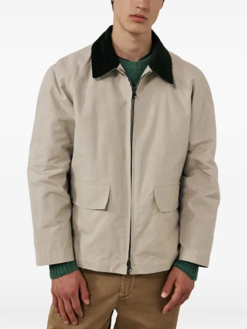 HARTFORD Dancer corduroy-collar flap-pocket jacket