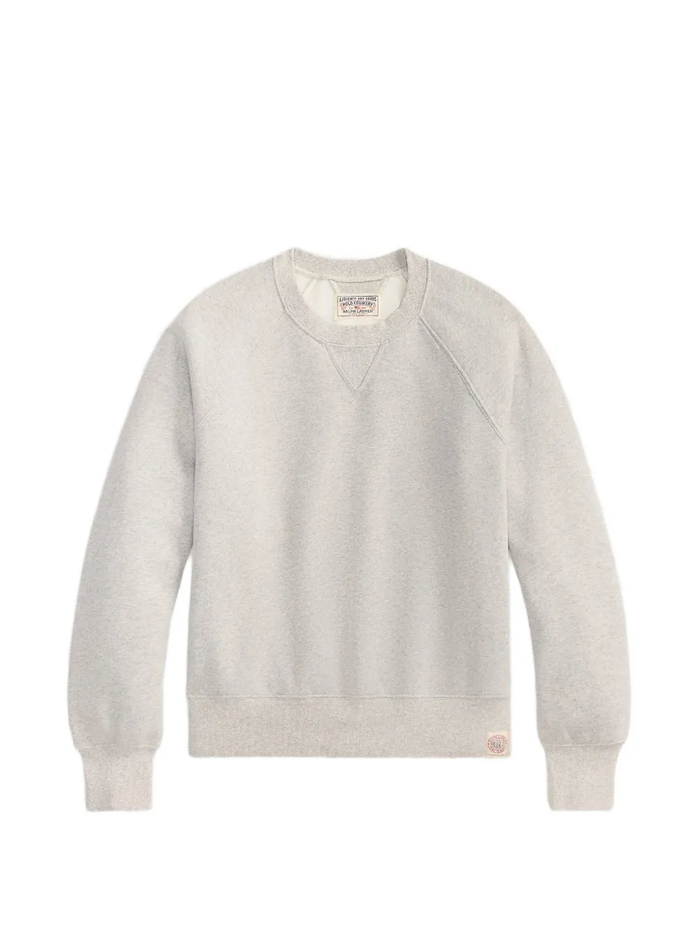Polo Ralph Lauren raglan-sleeve fleece sweatshirt - Grigio