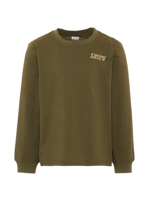 Levi's Kids logo-embroidered long-sleeved T-shirt