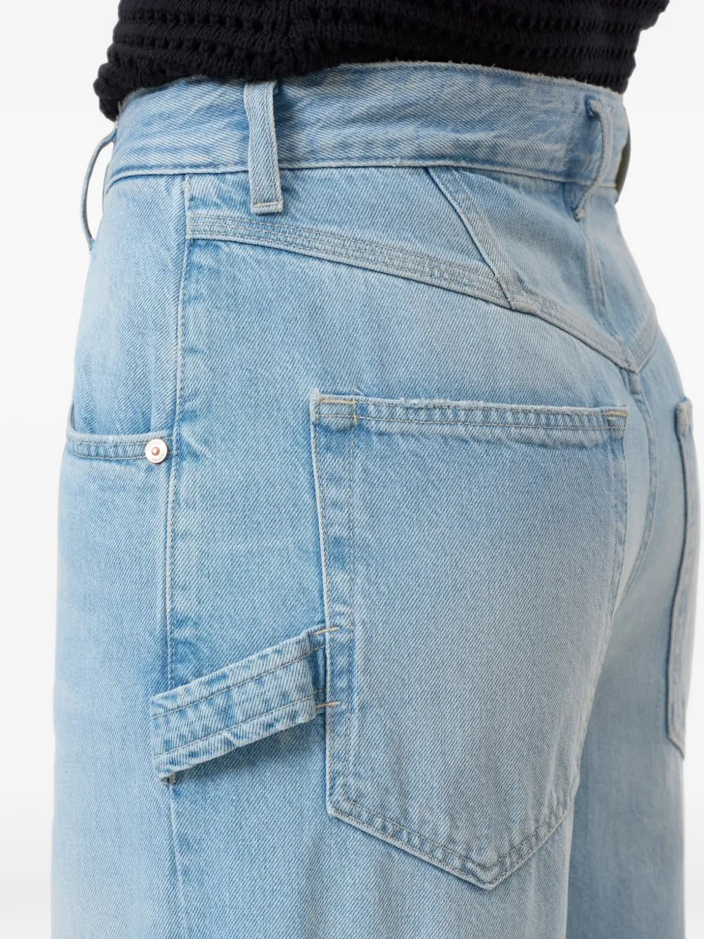 Closed Morus wide-leg jeans Blauw