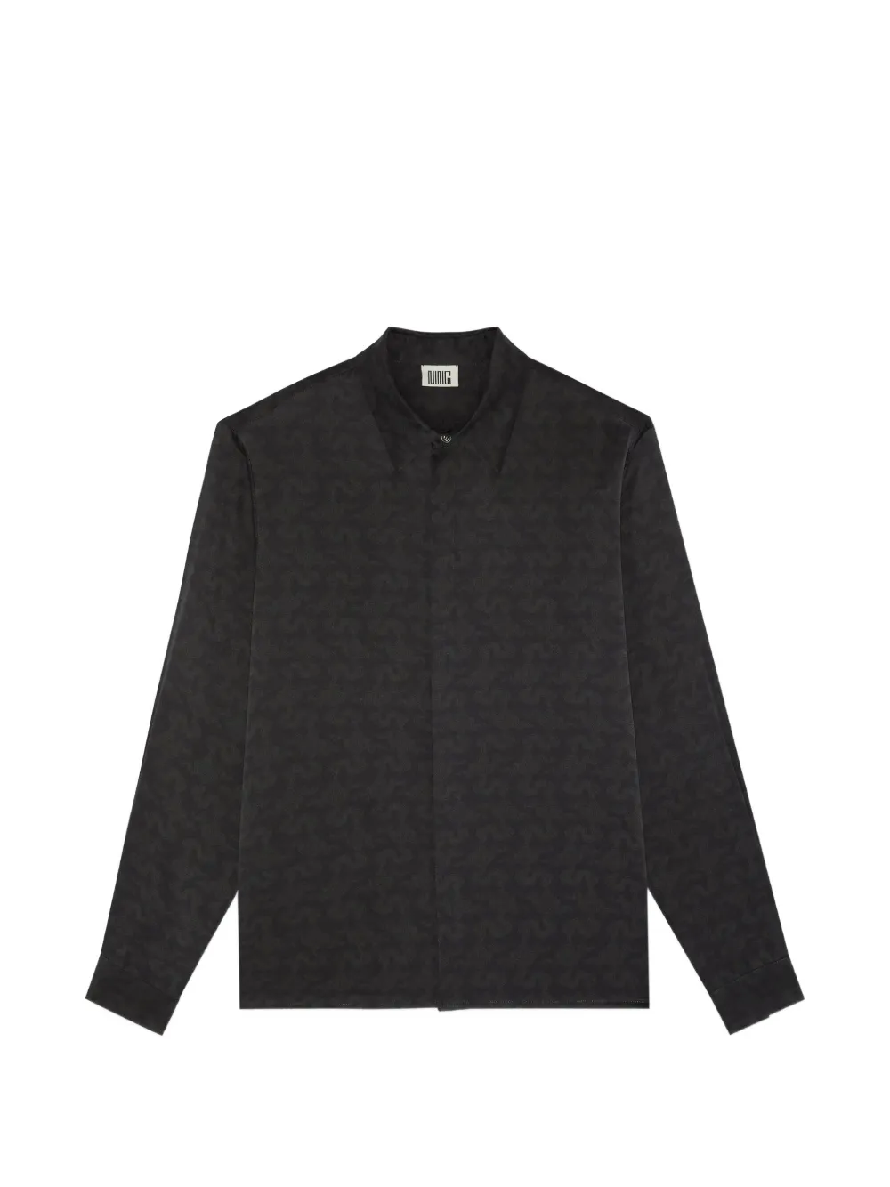 NING DYNASTY Resort Cloud long-sleeve shirt - Black