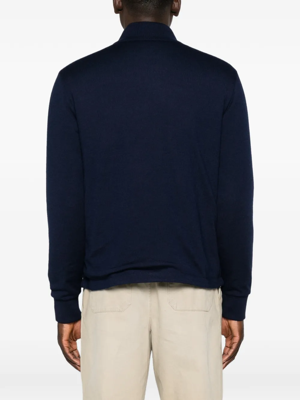 Polo Ralph Lauren Omkeerbaar jack met rits en geborduurd logo Blauw